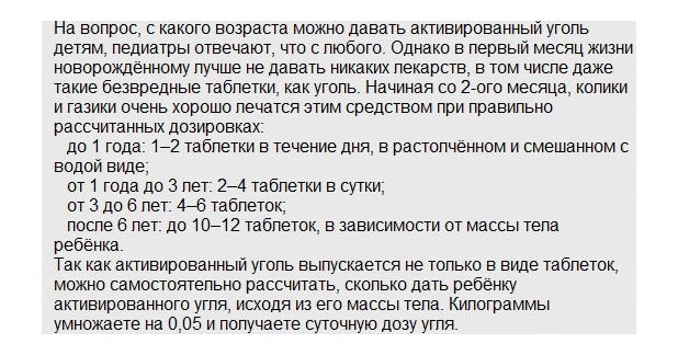 Активированный уголь поможет при поносе. Активированный уголь от поноса и его использование при отравлениях